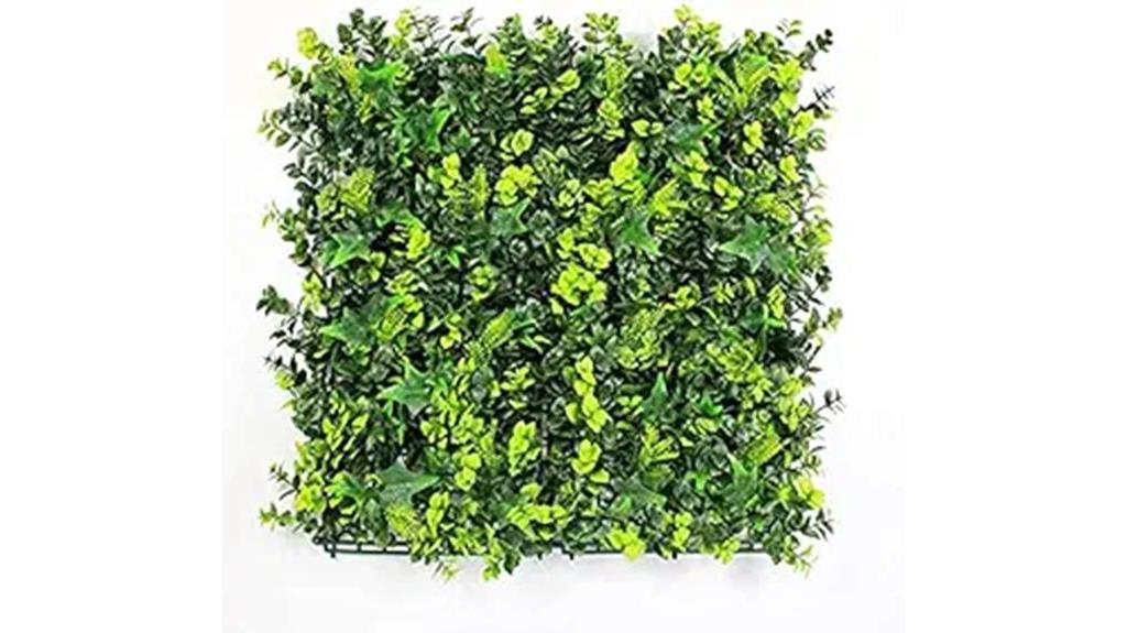 12 pack of artificial hedges panels