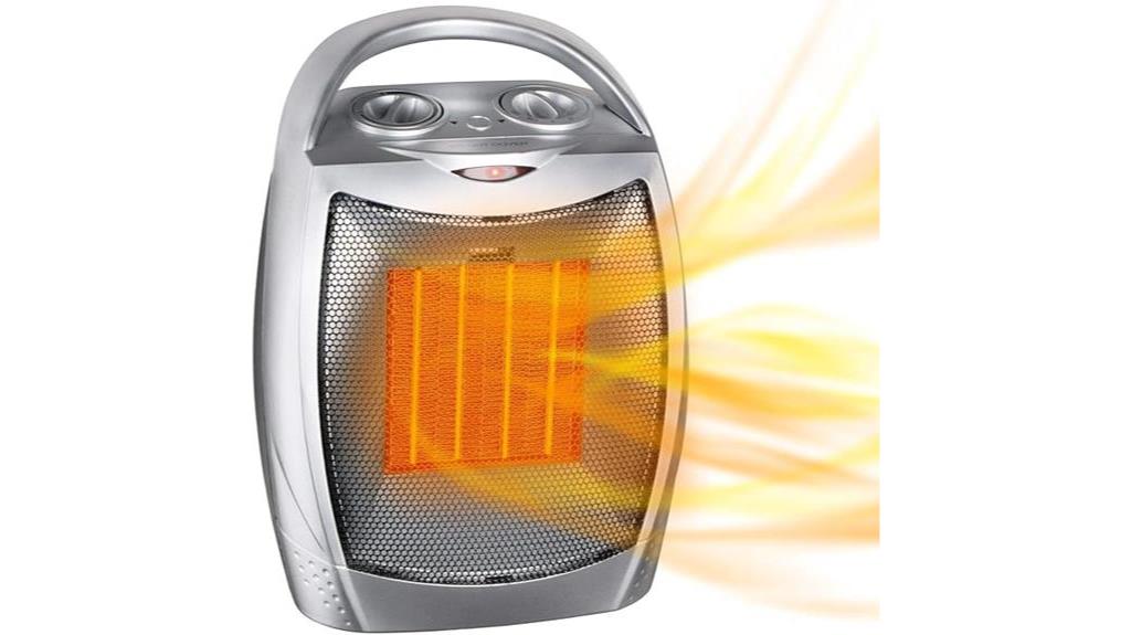 1500w 750w portable electric heater
