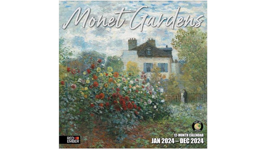 2024 monet gardens calendar