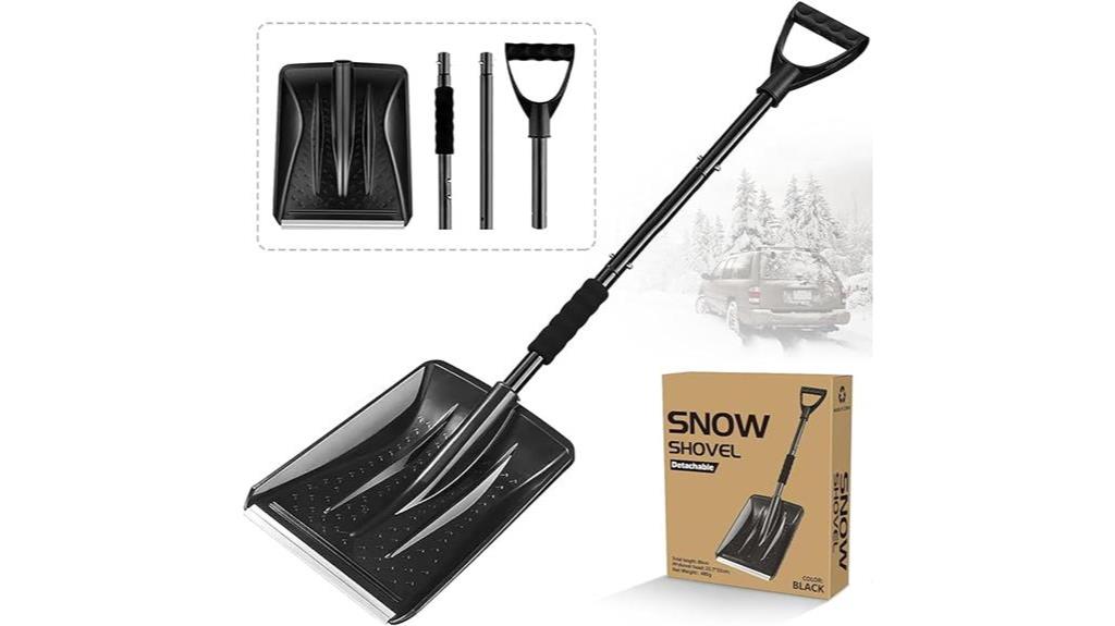 2024 upgraded black car snow shovel