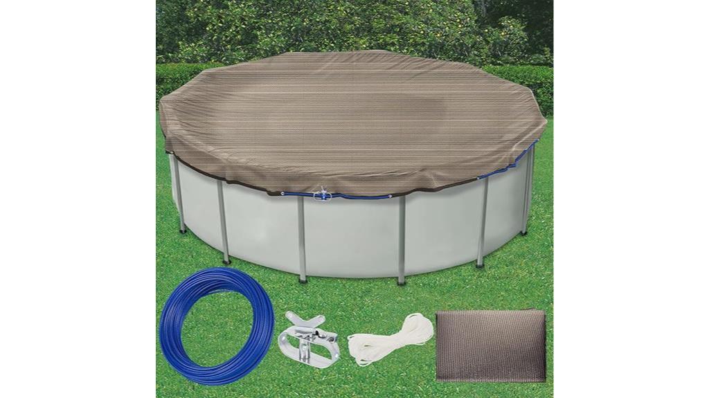 28ft round pool leaf net cover