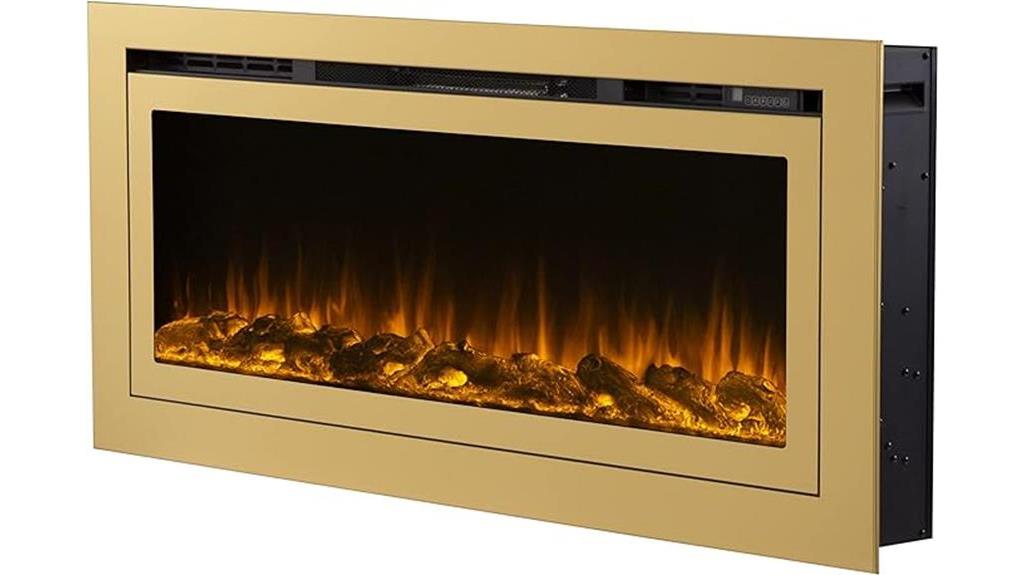 50 inch smart electric fireplace