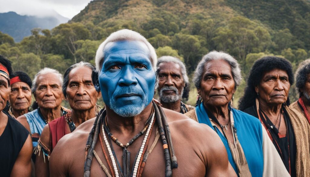 aboriginal people with blue eyes