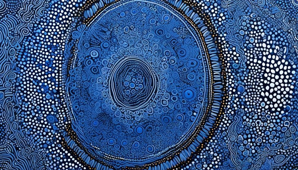 aboriginal art s blue symbolism