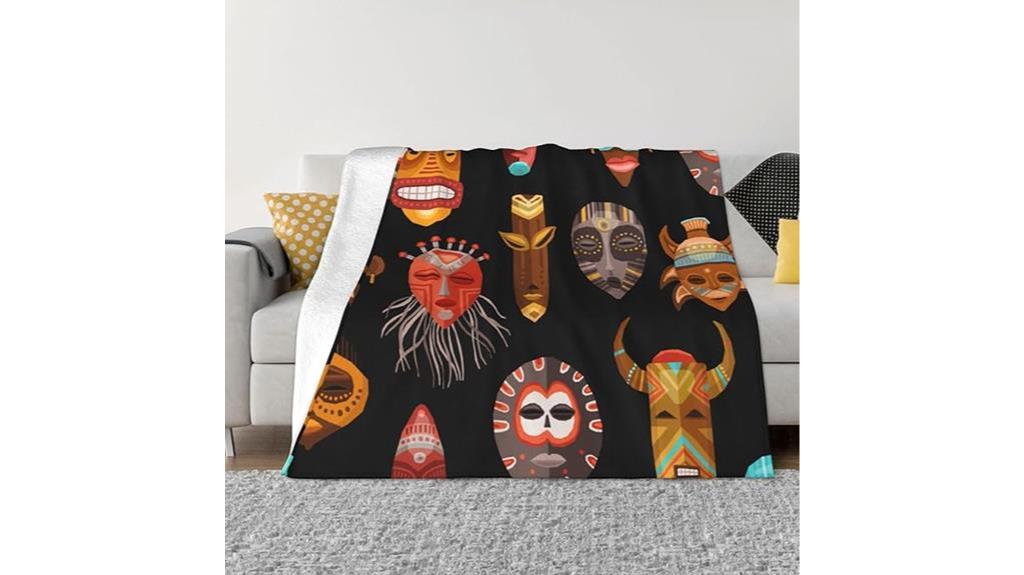 aboriginal design throw blanket