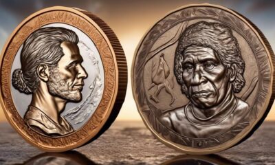 aboriginal on 2 coin