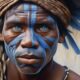 aboriginal with blue eye