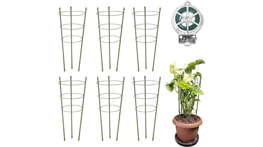 adjustable plant support cages