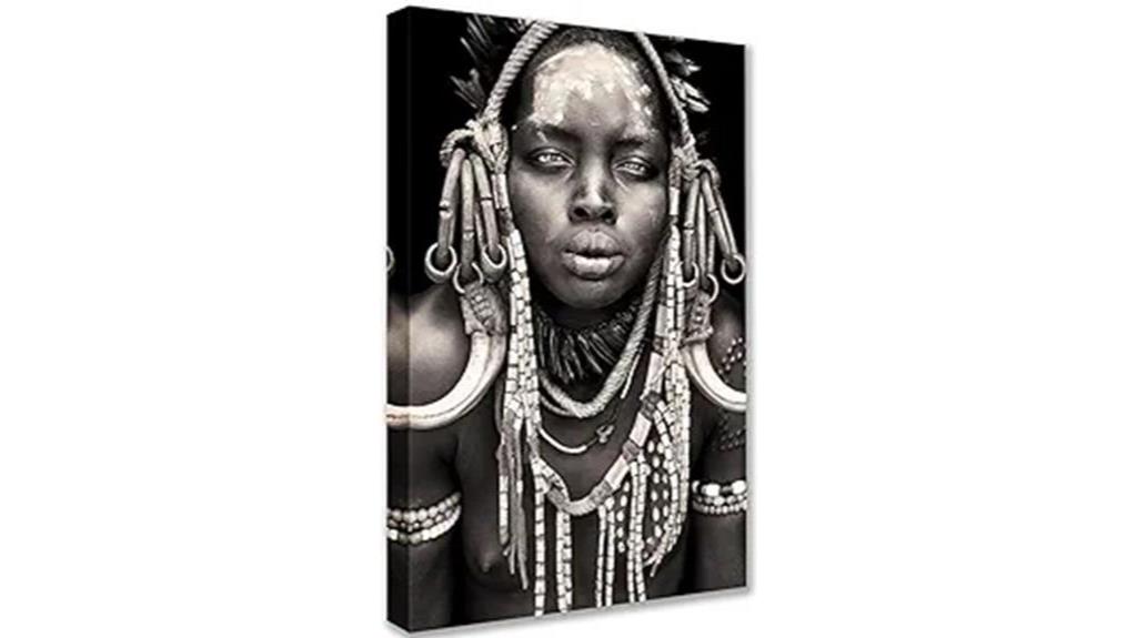 african american woman canvas
