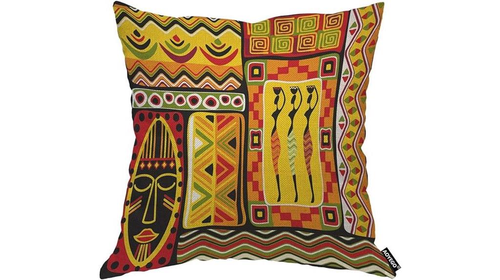 african inspired throw pillow cover