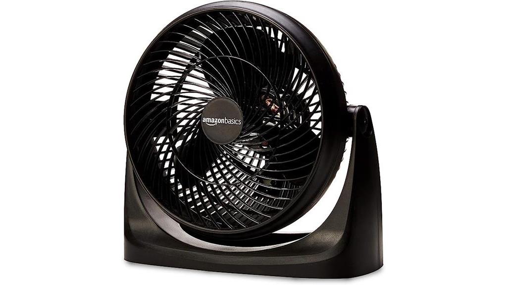 amazon basics 11 inch black fan