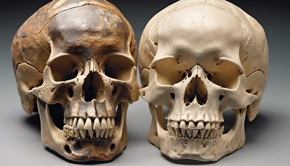 analyzing skull features forensically