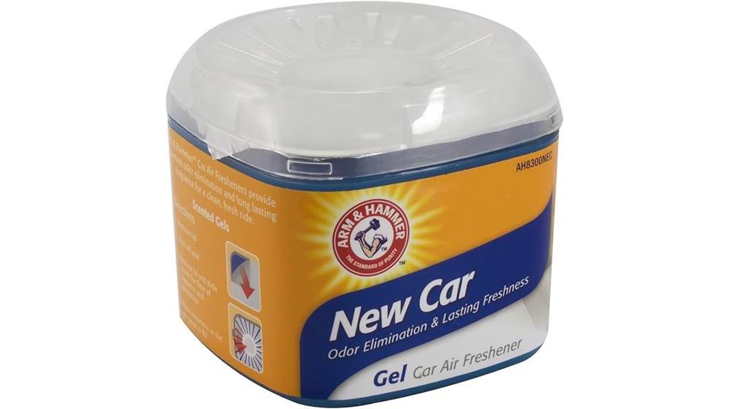 arm hammer gel air freshener new car scent