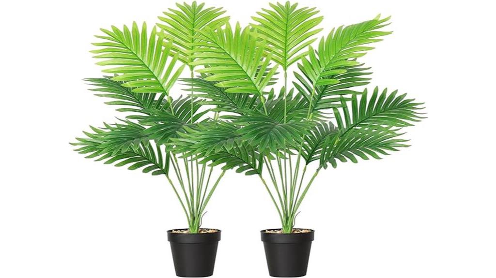 artificial areca palm plants