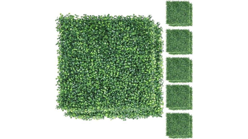 artificial boxwood panels topiary
