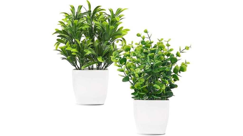 artificial eucalyptus plants for decor