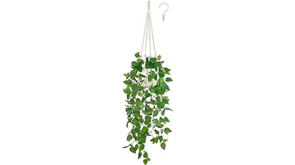 artificial hanging plant decoration