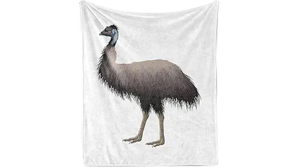 australian ostrich emu blanket