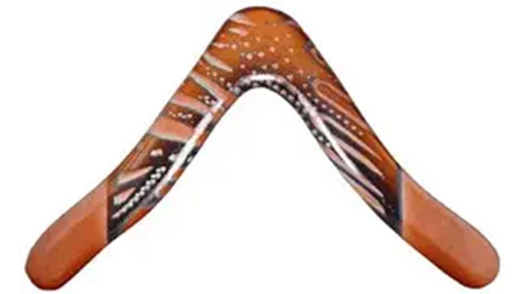 authentic aboriginal art boomerang