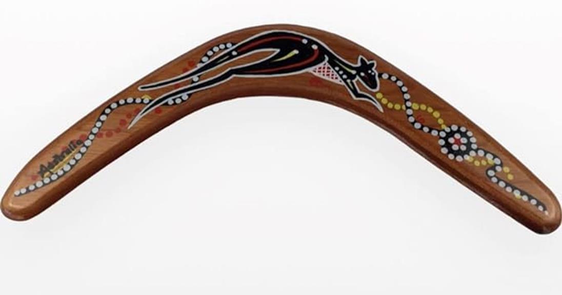 authentic australian kangaroo boomerang