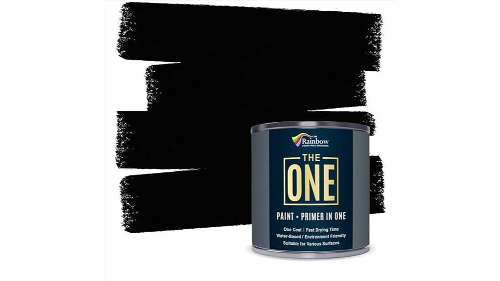 black matte paint and primer