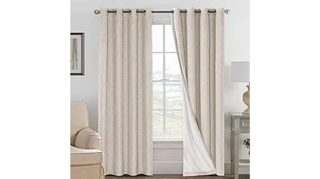 blackout linen curtains for bedroom