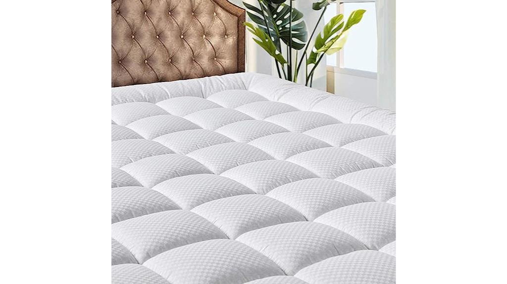 breathable cooling mattress pad