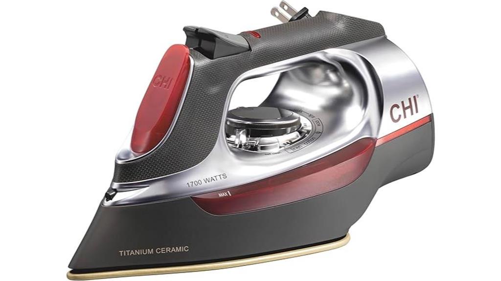 chi steam iron with retractable