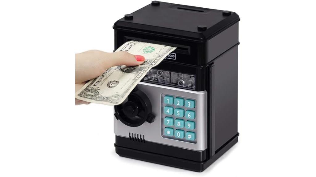 child friendly electronic coin bank