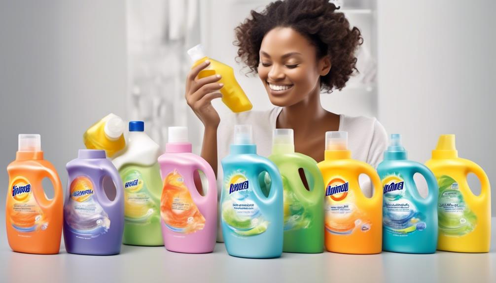 choosing smelling laundry detergent