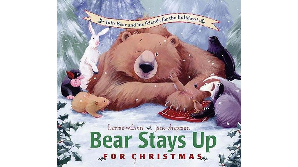 christmas with a wakeful bear
