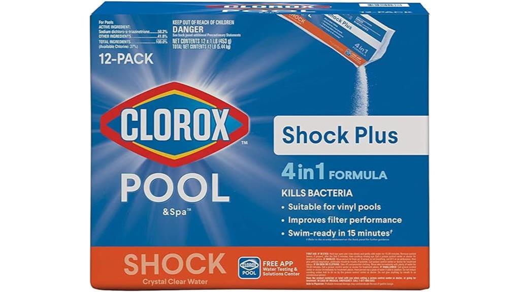 clorox shock plus 12 pound