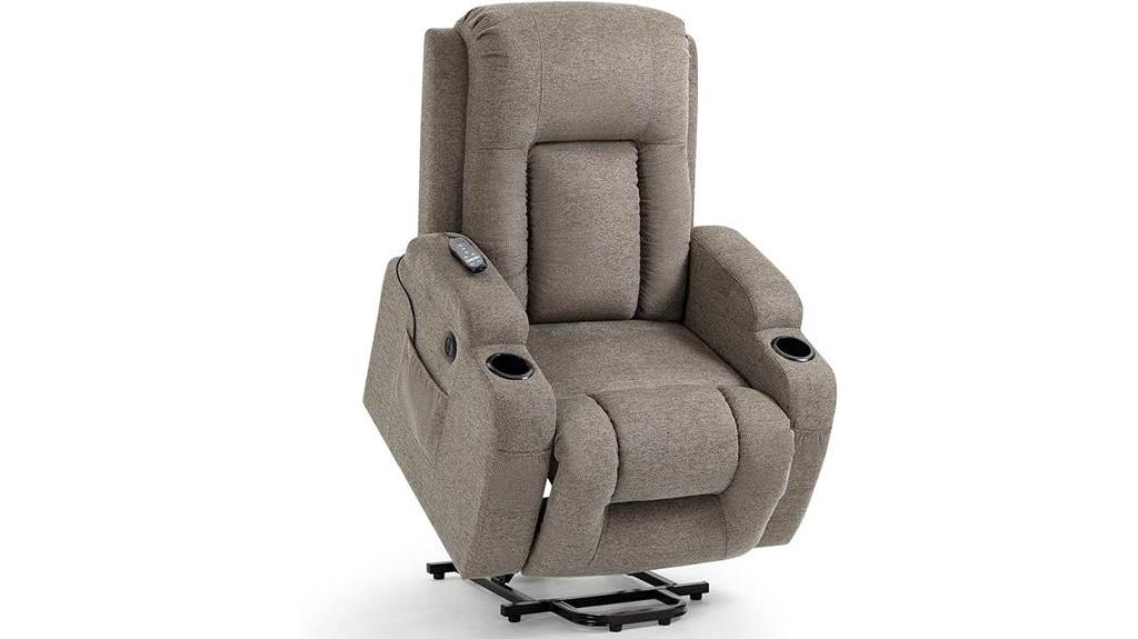 comfortable and functional recliner