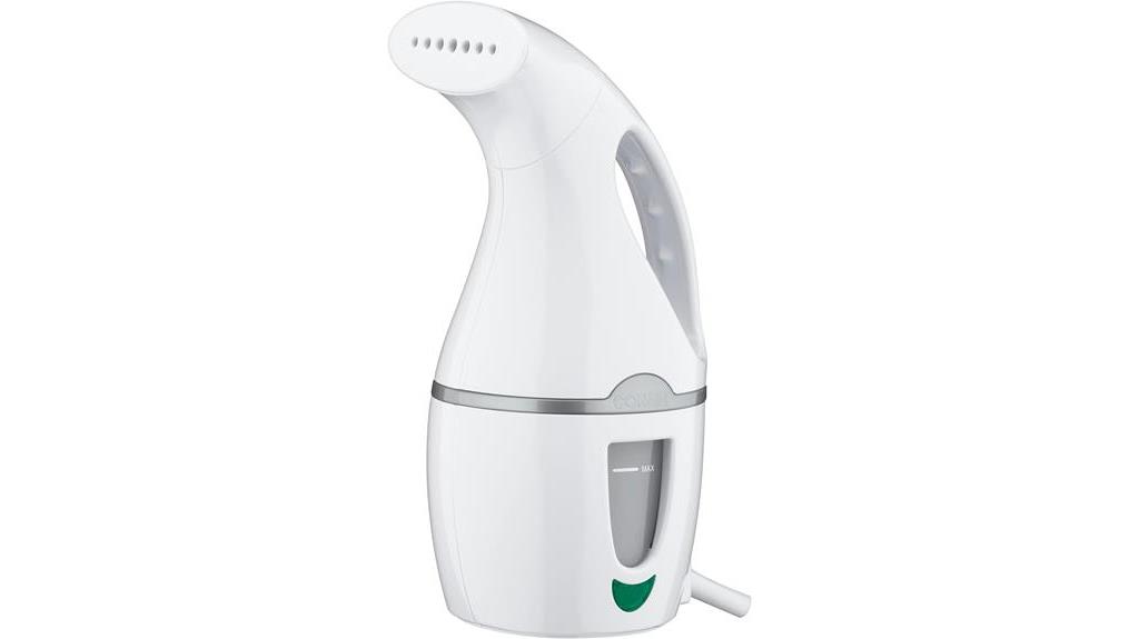 compact and powerful clothing steamer