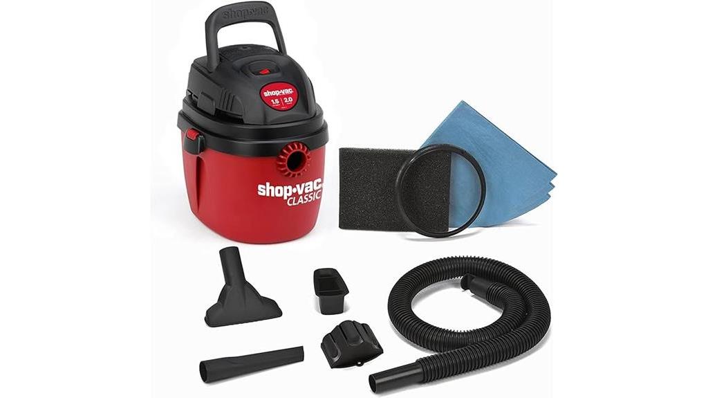 compact and powerful wet dry vacuum