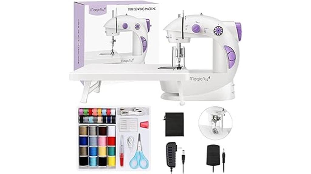 compact and versatile sewing machine
