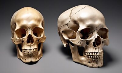 comparing aboriginal and caucasian skulls