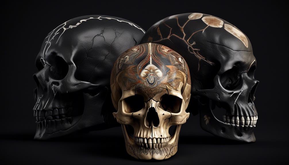 comparing aboriginal and human skulls