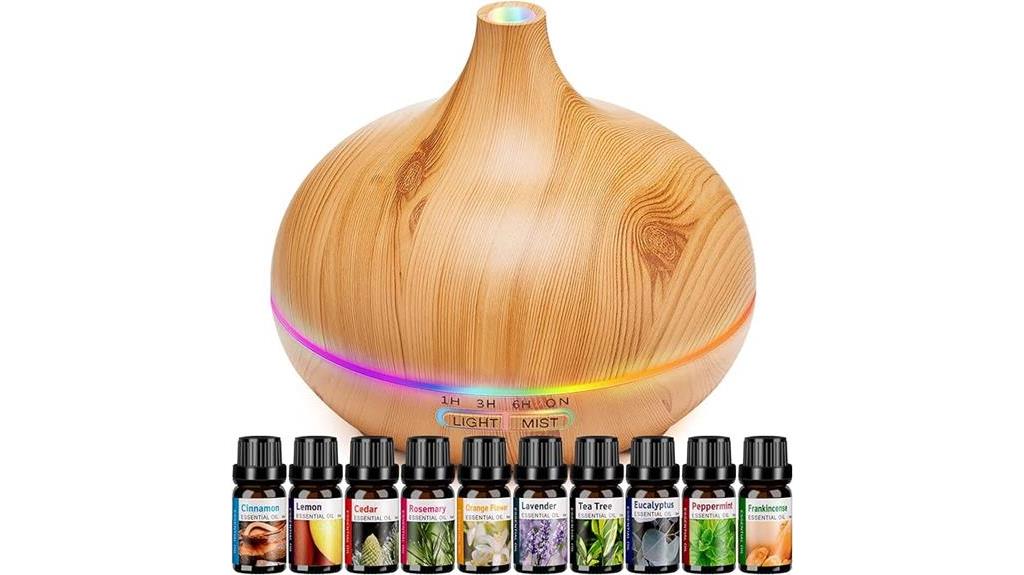 complete aromatherapy set with essential oils
