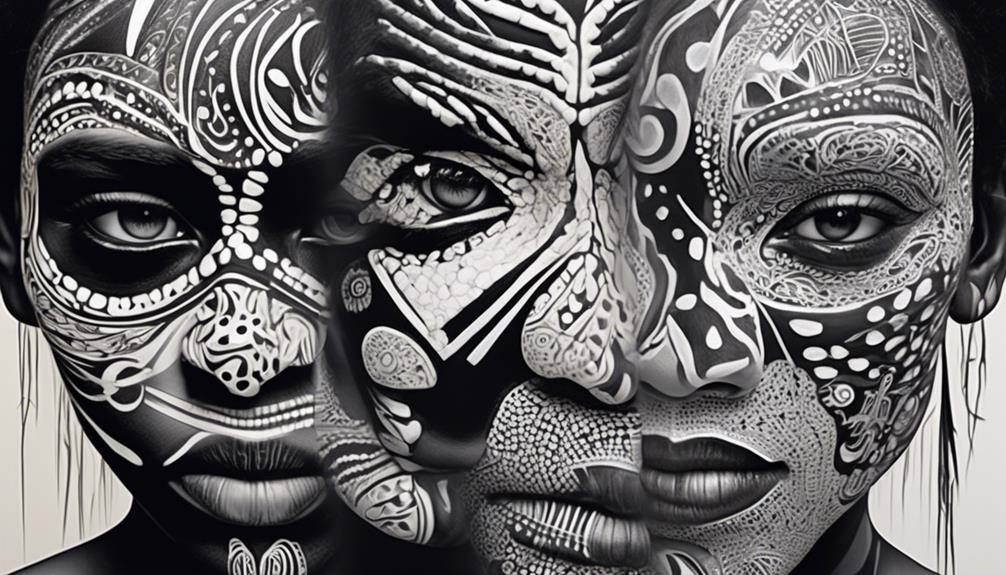 contemporary aboriginal art s face paint transformation