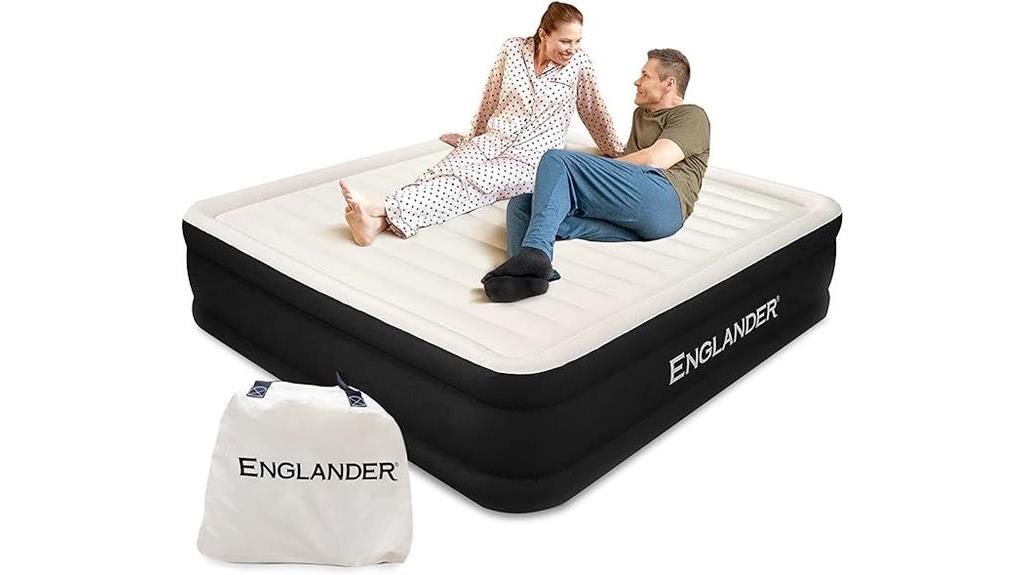convenient inflatable bed with pump