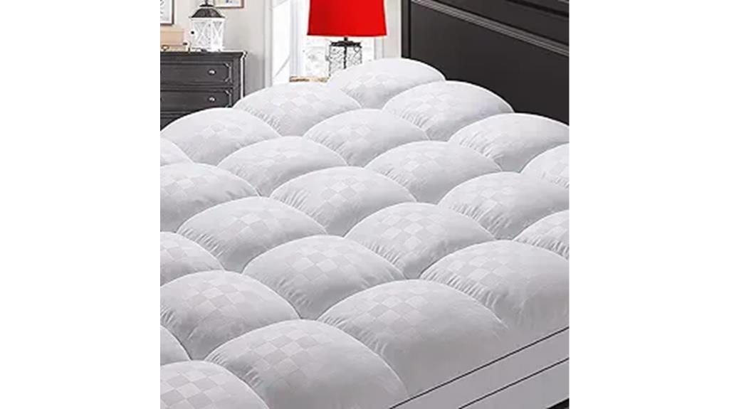 cooling overfilled mattress topper