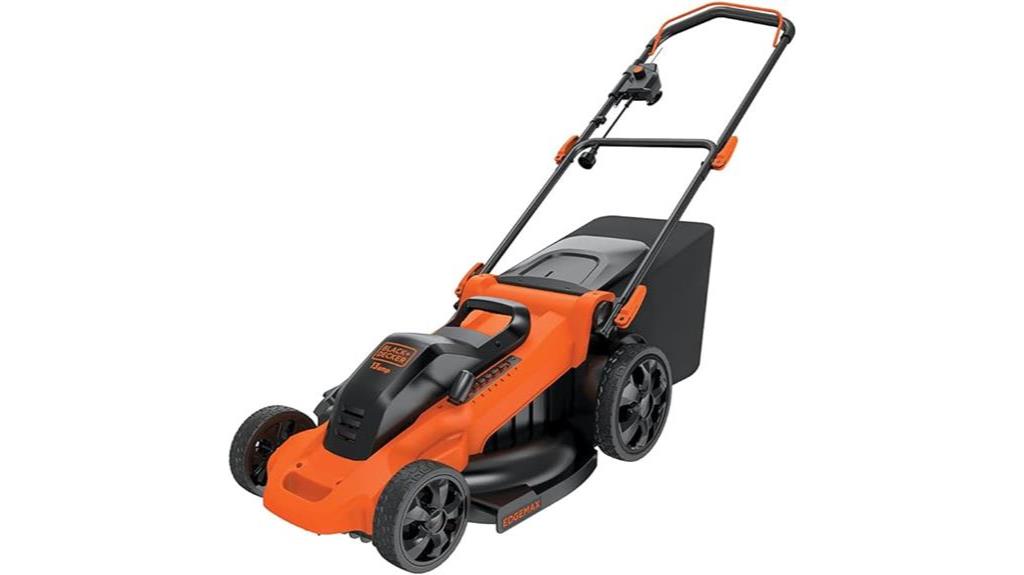 corded 13 amp 20 inch lawn mower