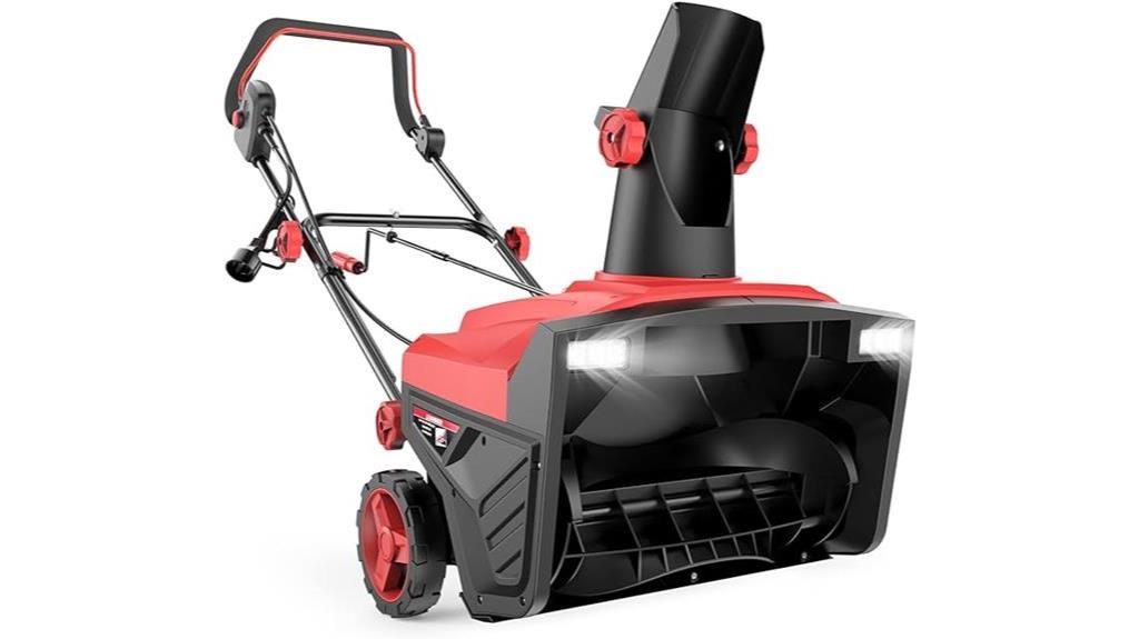 corded electric snow blower