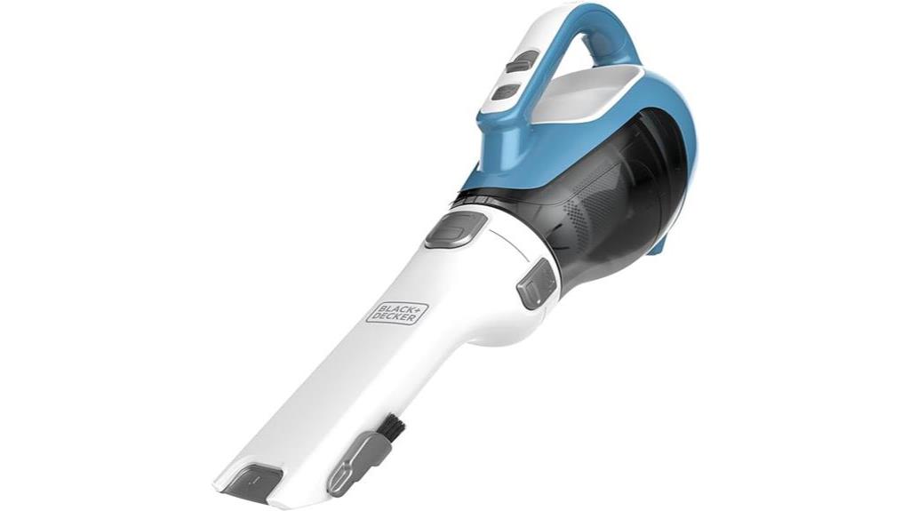 cordless handheld vacuum with crevice tool
