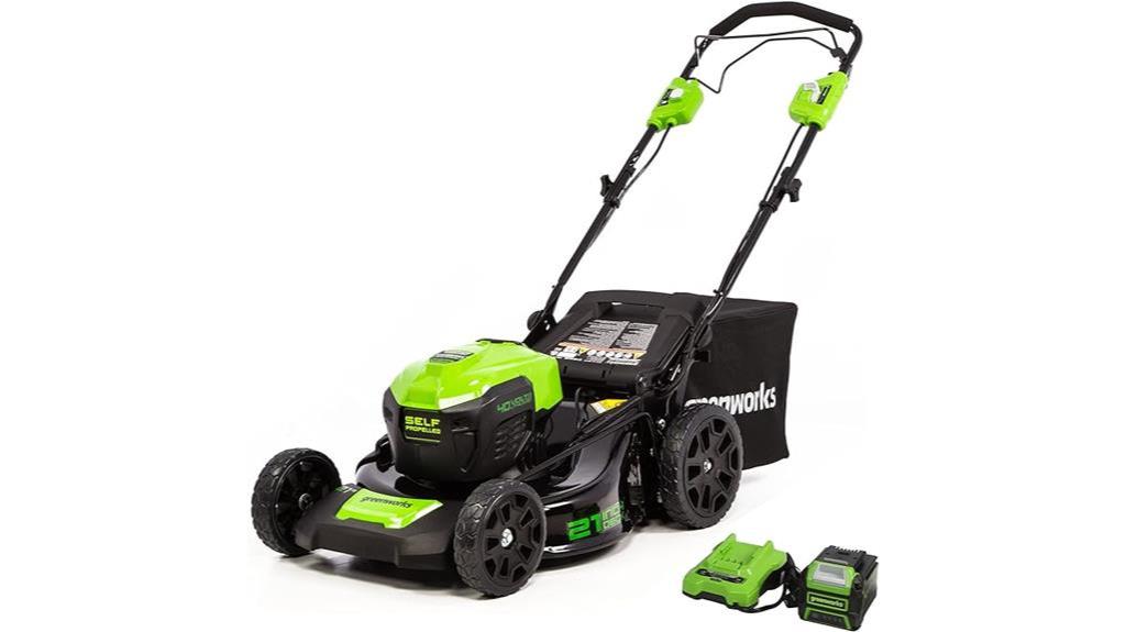 cordless lawn mower package