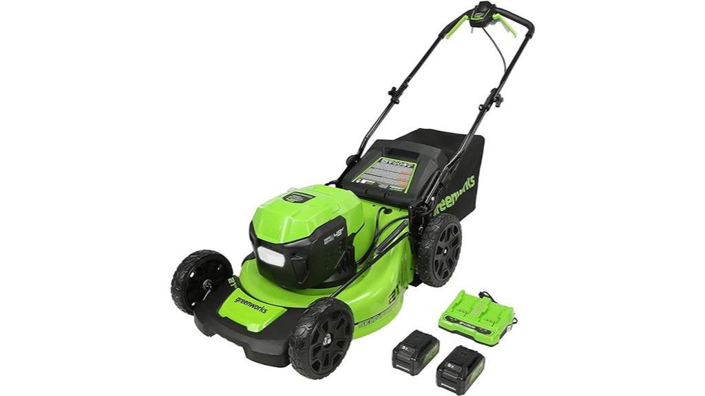 cordless lawn mower with led headlight