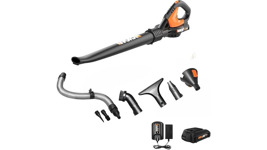 cordless leaf blower and sweeper