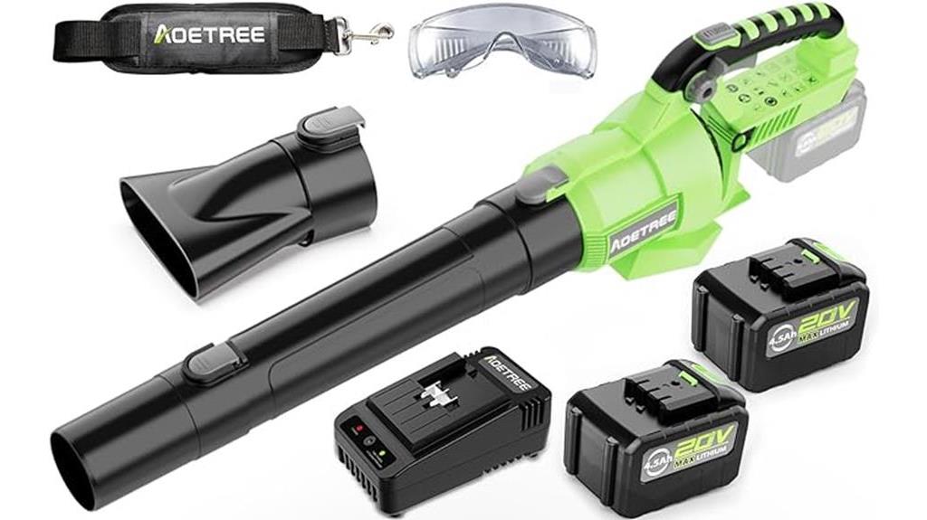 cordless leaf blower package