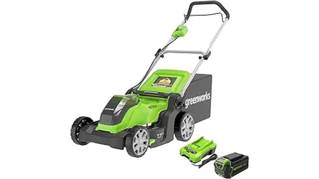 cordless push mower with compatible tools